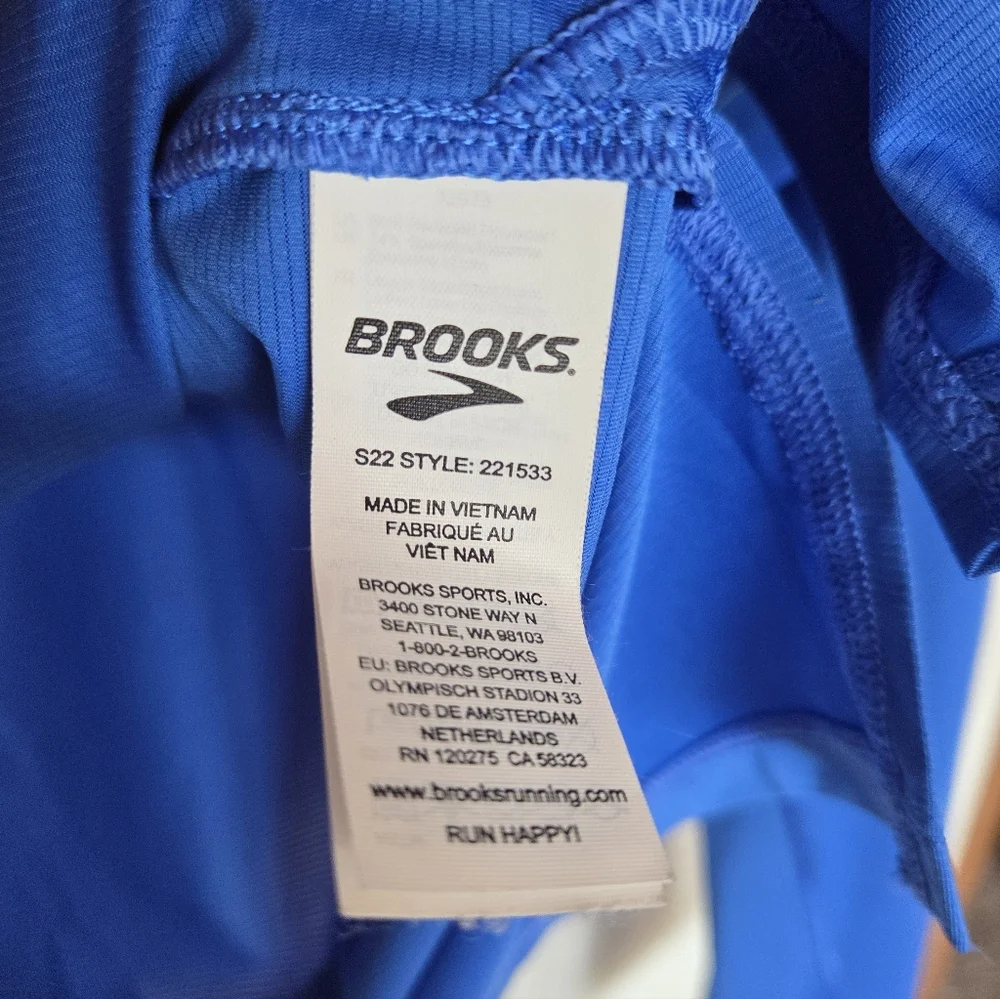 NWOT Brooks Sprint Free Long Sleeve Shirt in Bluetiful - Picture 7 of 7